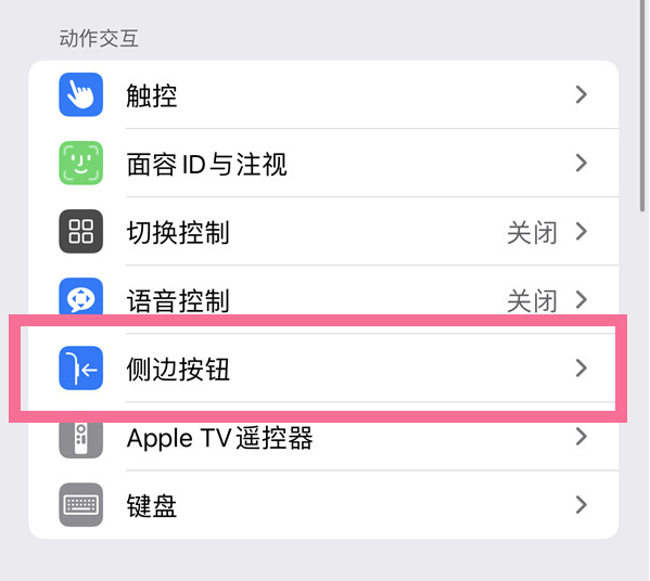 云梦苹果14维修店分享iPhone14 Plus侧键双击下载功能关闭方法 